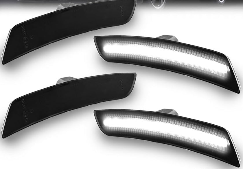 2016+ Camaro Smoked LED Side Markers (White or Red/Yellow)