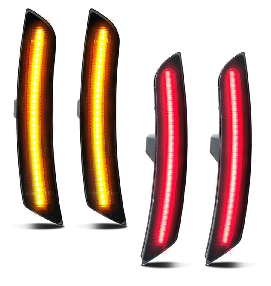 2016+ Camaro Smoked LED Side Markers (White or Red/Yellow)
