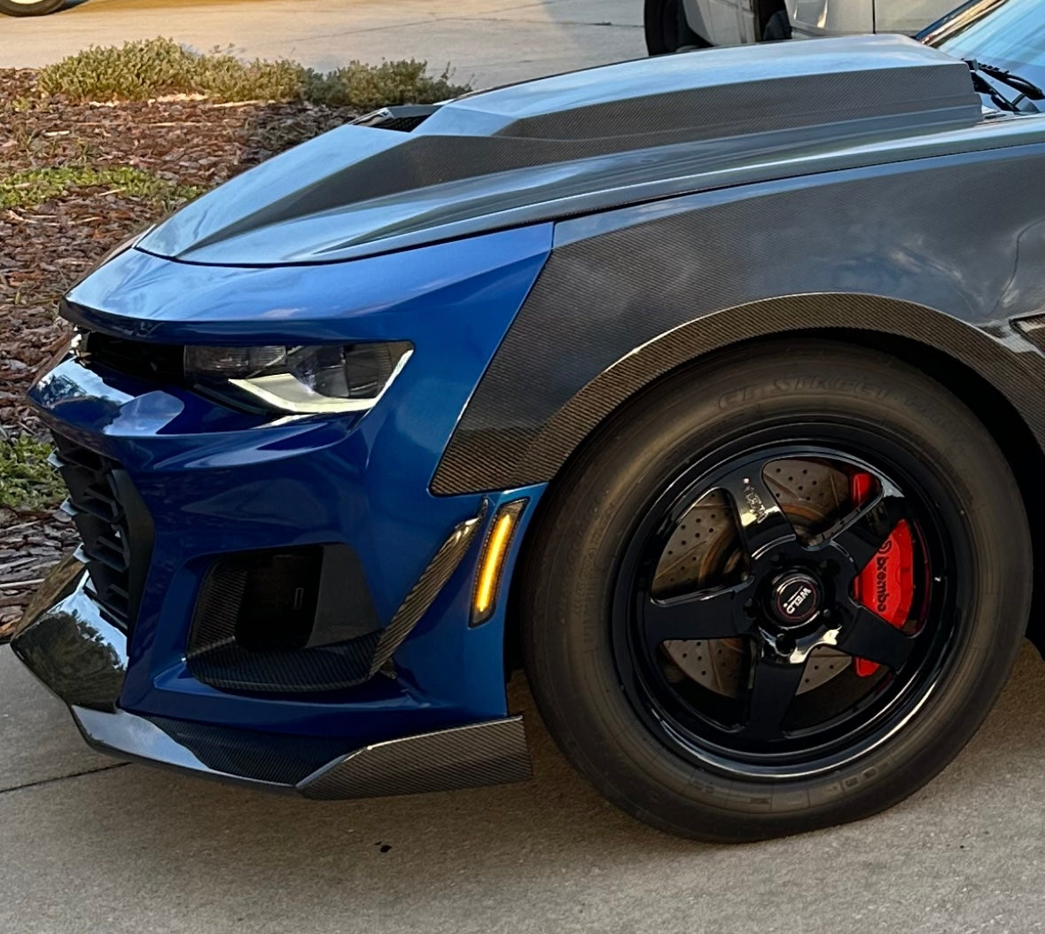 2016+ Camaro Smoked LED Side Markers (White or Red/Yellow)