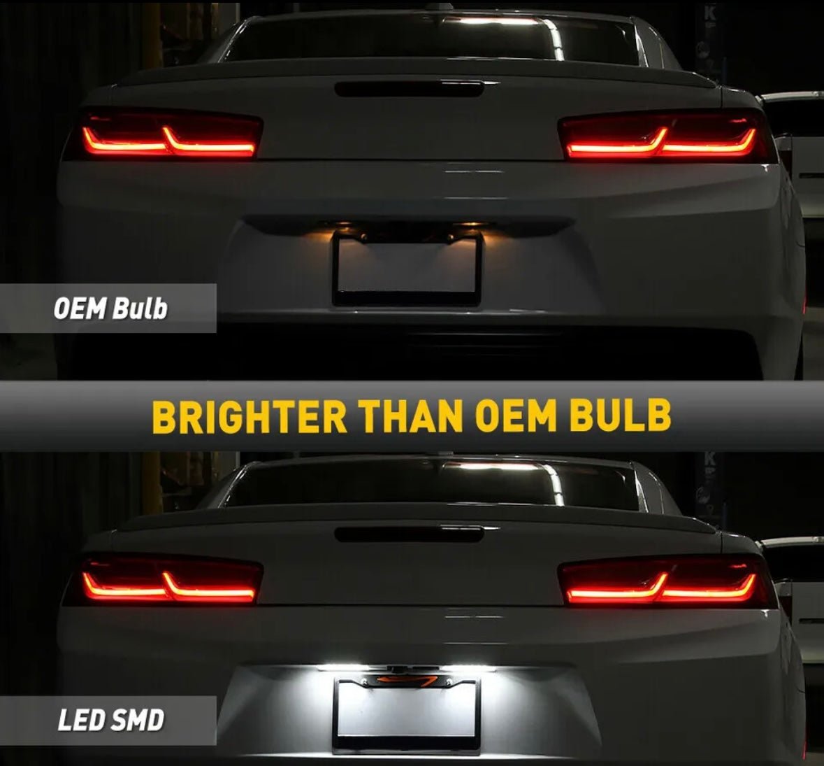 2016+ Camaro LED License Plate Lights (Set of 2)